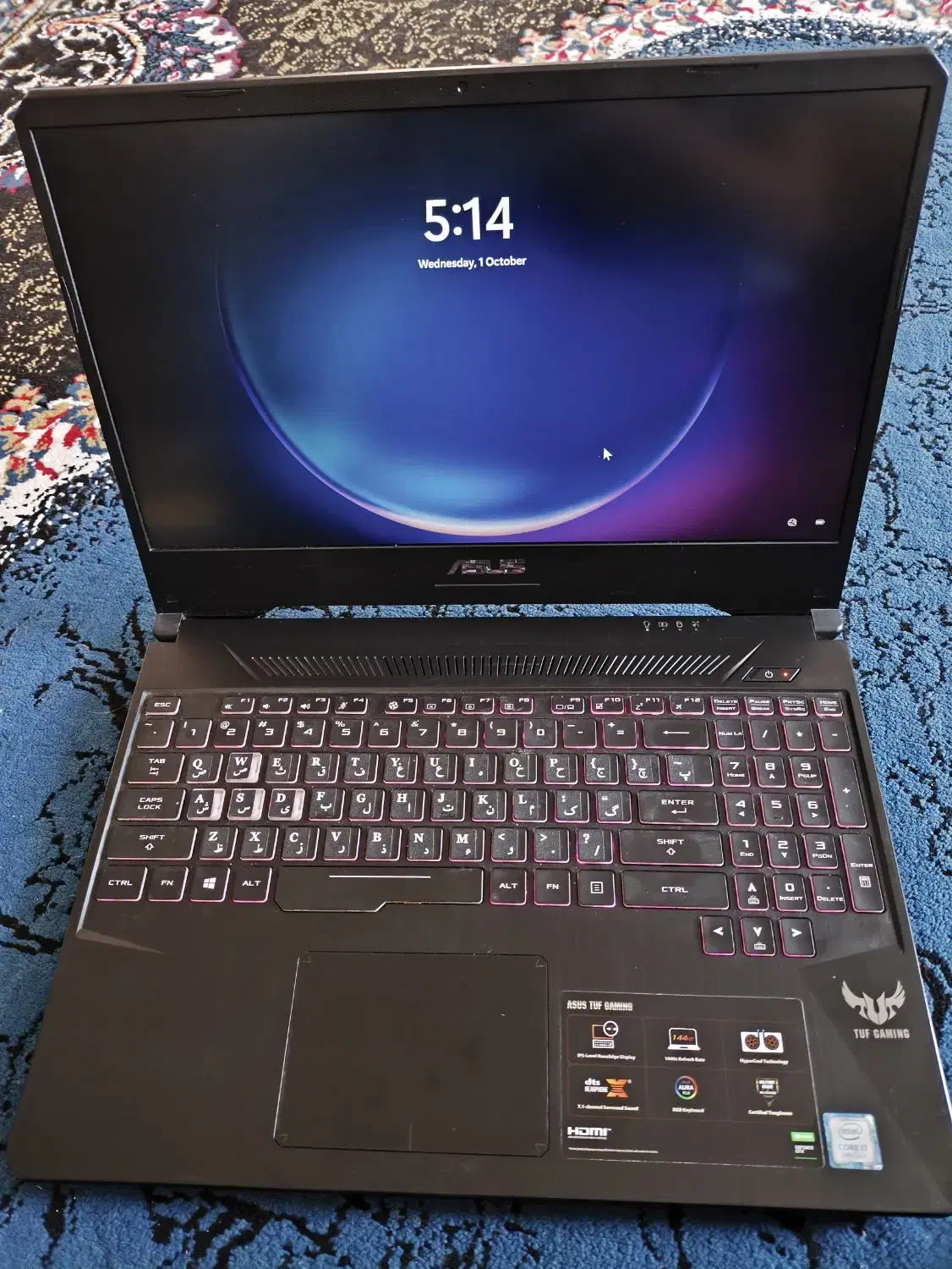 لپتاپ ایسوس تاف گیمینگ  FX505GT|رایانه همراه|شیراز, ملاصدرا|دیوار