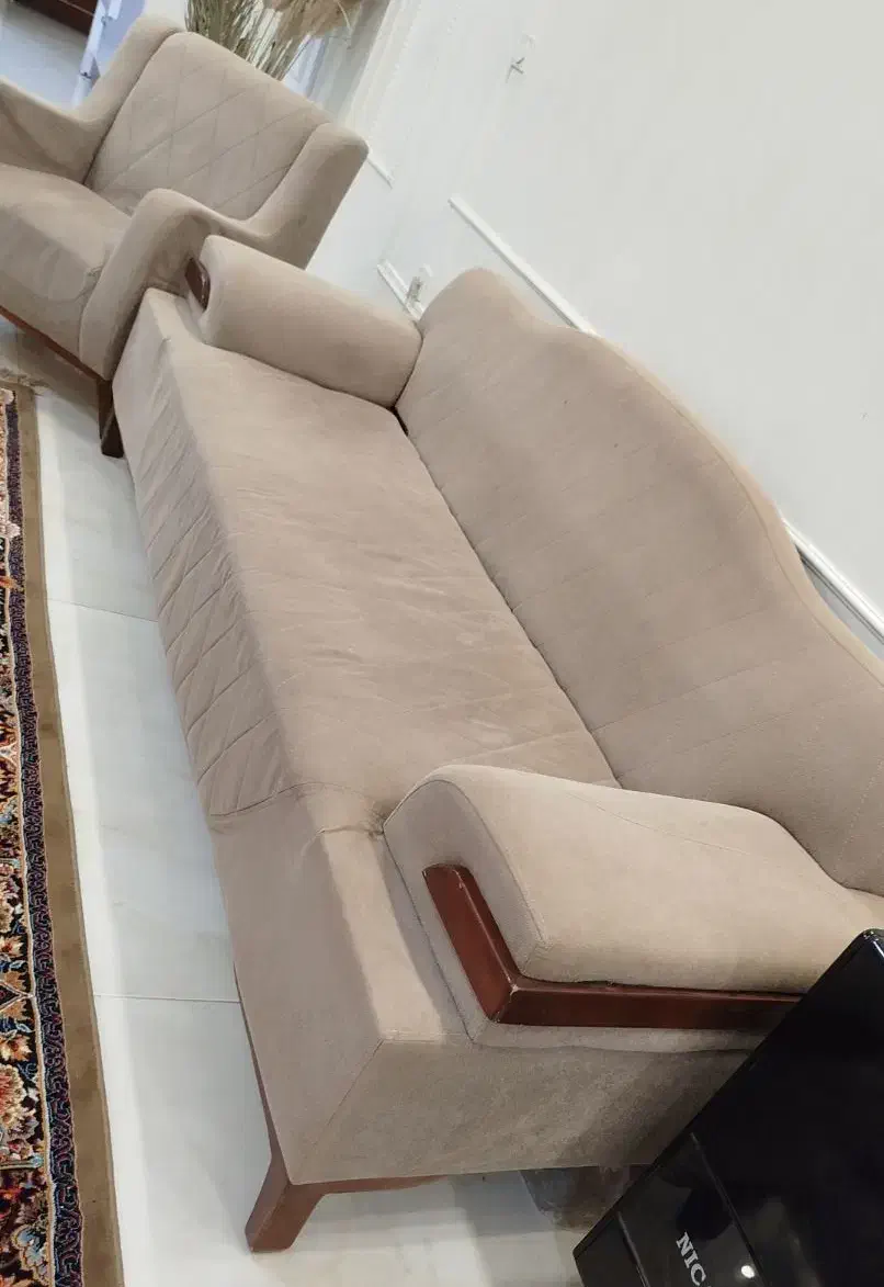 مبل راحتی رنگ توسی|مبلمان خانگی و میز عسلی|تربت جام, اسماعیل آباد|دیوار