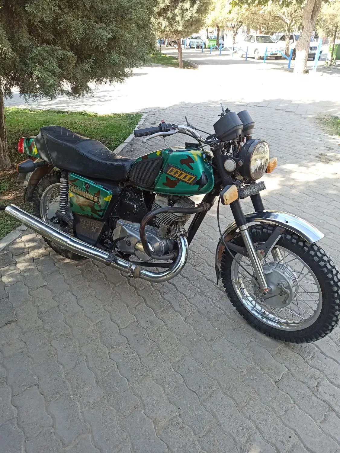 ایژپلنگی350مدل94پلاک قدیم|موتورسیکلت|نیشابور, گنبد سبز|دیوار