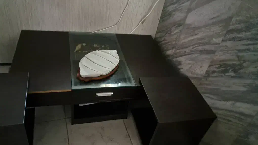 میز جلو مبلی با دو عسلی|مبلمان خانگی و میز عسلی|قروه, |دیوار