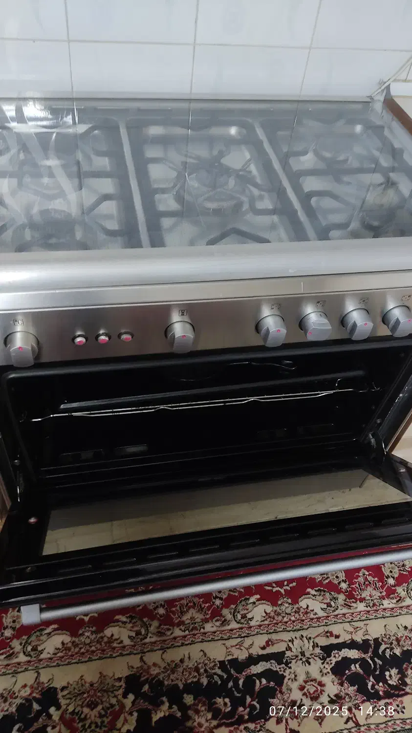 گاز فر تمام استیل اسنوا|اجاق گاز و لوازم برقی پختوپز|ملایر, |دیوار