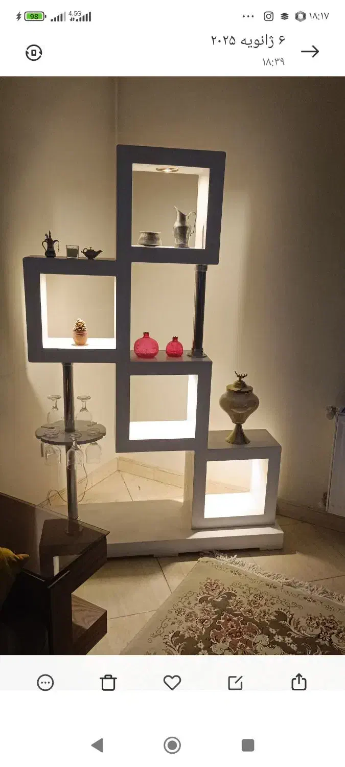 دکوری هالوژن دار|صنایع دستی و سایر لوازم تزئینی|هشتگرد, شهرک گلها|دیوار