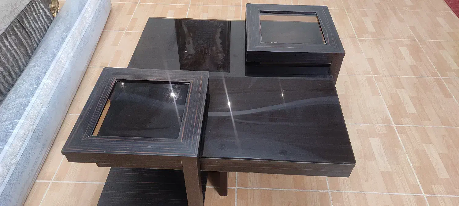 میز جلو مبلی همراه میز عسلی|مبلمان خانگی و میز عسلی|شیراز, شهرک پرواز|دیوار