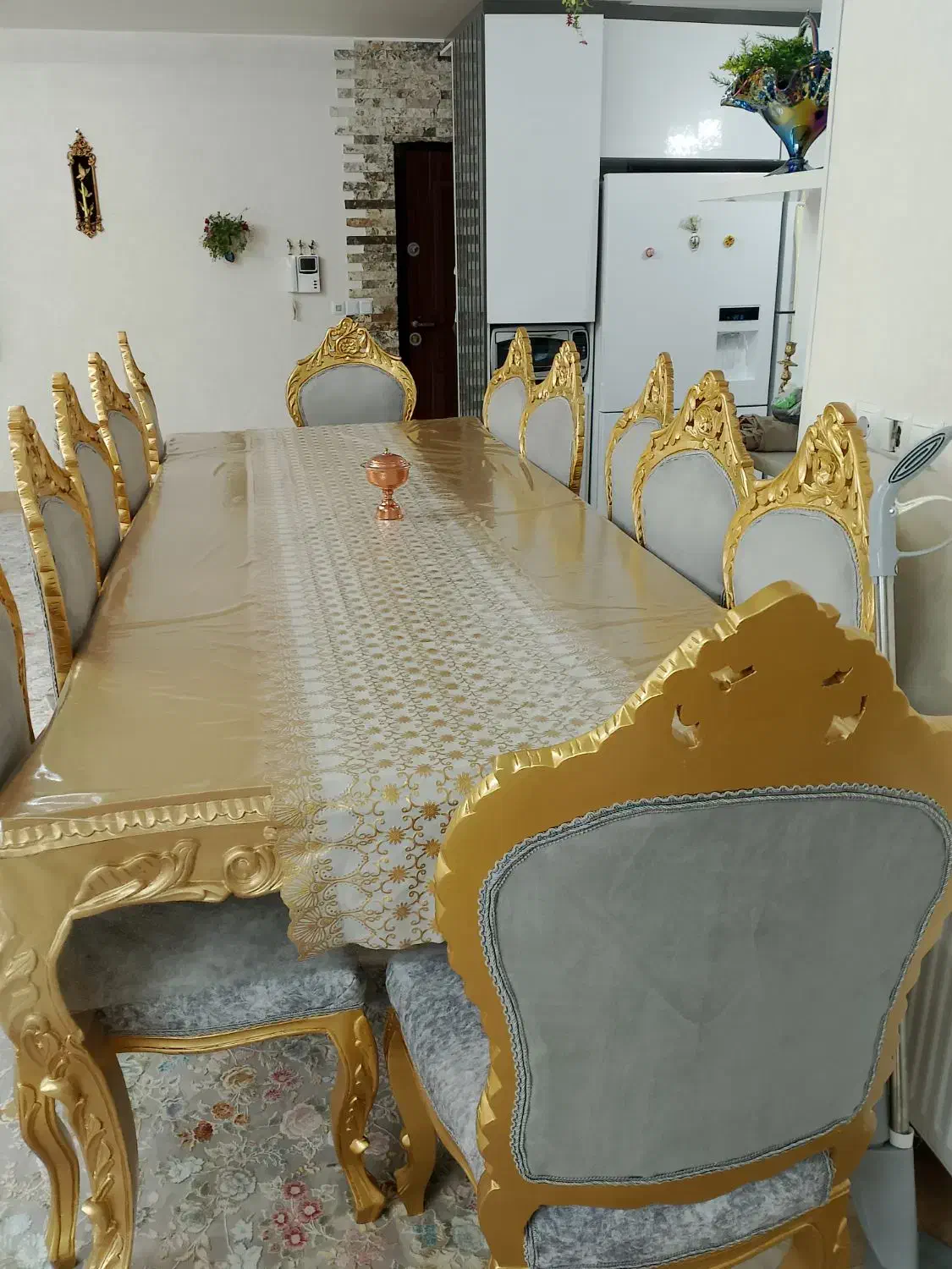 میز ناهار خوری 12نفره|میز و صندلی غذاخوری|ساوه, |دیوار