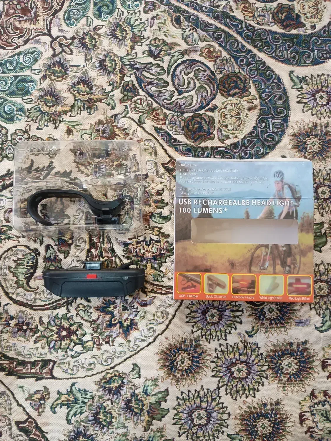 هدلایت و بک لایت شارژی دوچرخه چند حالته|دوچرخه، اسکیت، اسکوتر|نیشابور, دارایی|دیوار