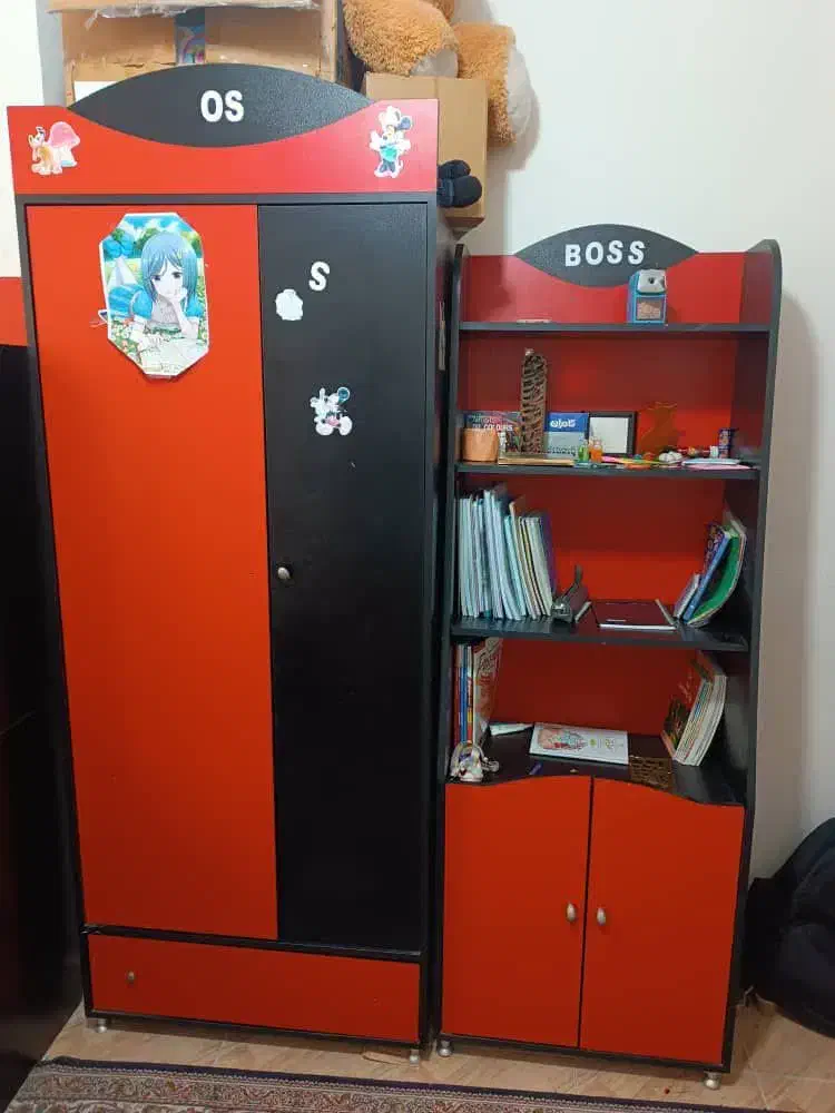 سرویس خواب نوجوان|تخت و سرویس خواب|پرند, فاز ۵|دیوار