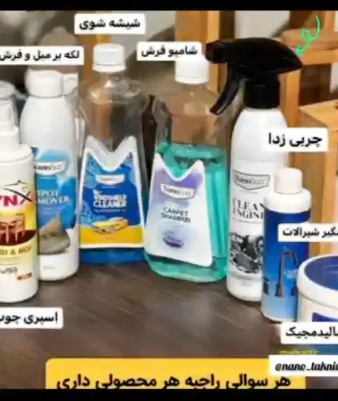 شوینده نانوسان|مواد شوینده و دستمال کاغذی|اهواز, شهرک پیام|دیوار