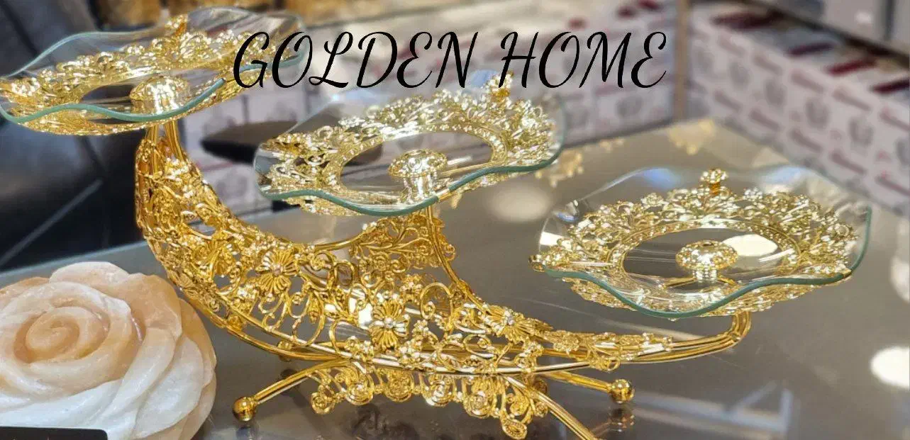 ظرف ۳خونه شیرینی خوری لبحلالی آبطلا امارات وارداتی|ظروف سرو و پذیرایی|مشهد, سلام|دیوار