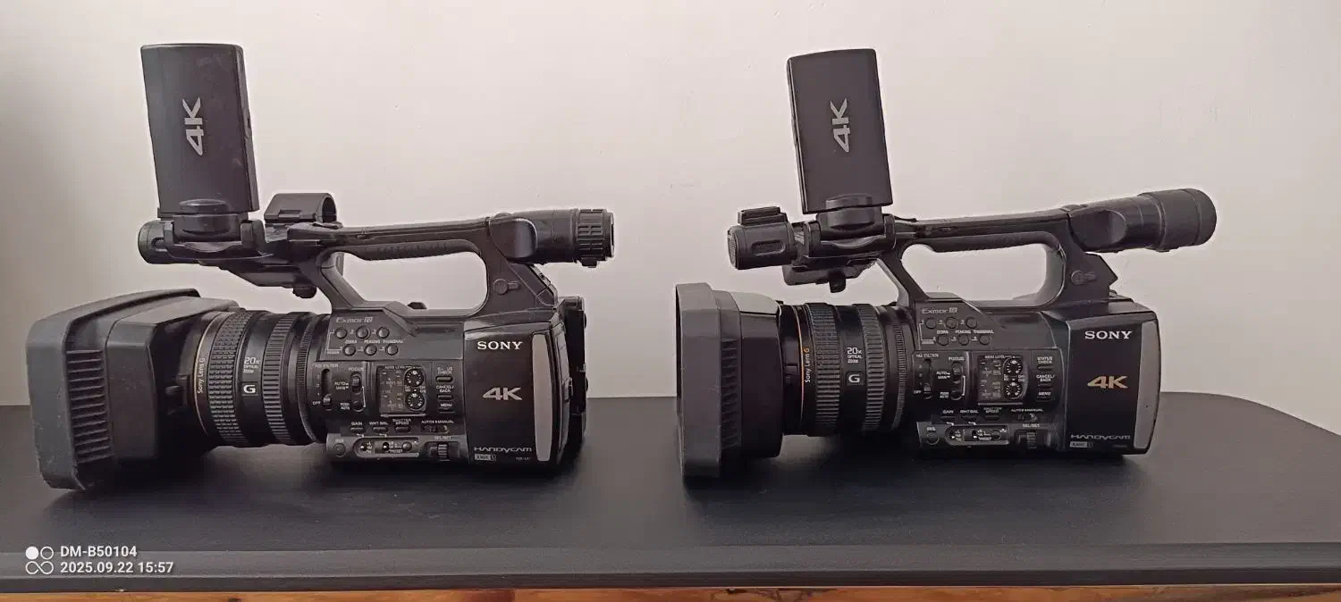 دو عدد دوربین فیلمبرداری حرفه ای سونی 4k|دوربین عکاسی و فیلمبرداری|قوچان, |دیوار