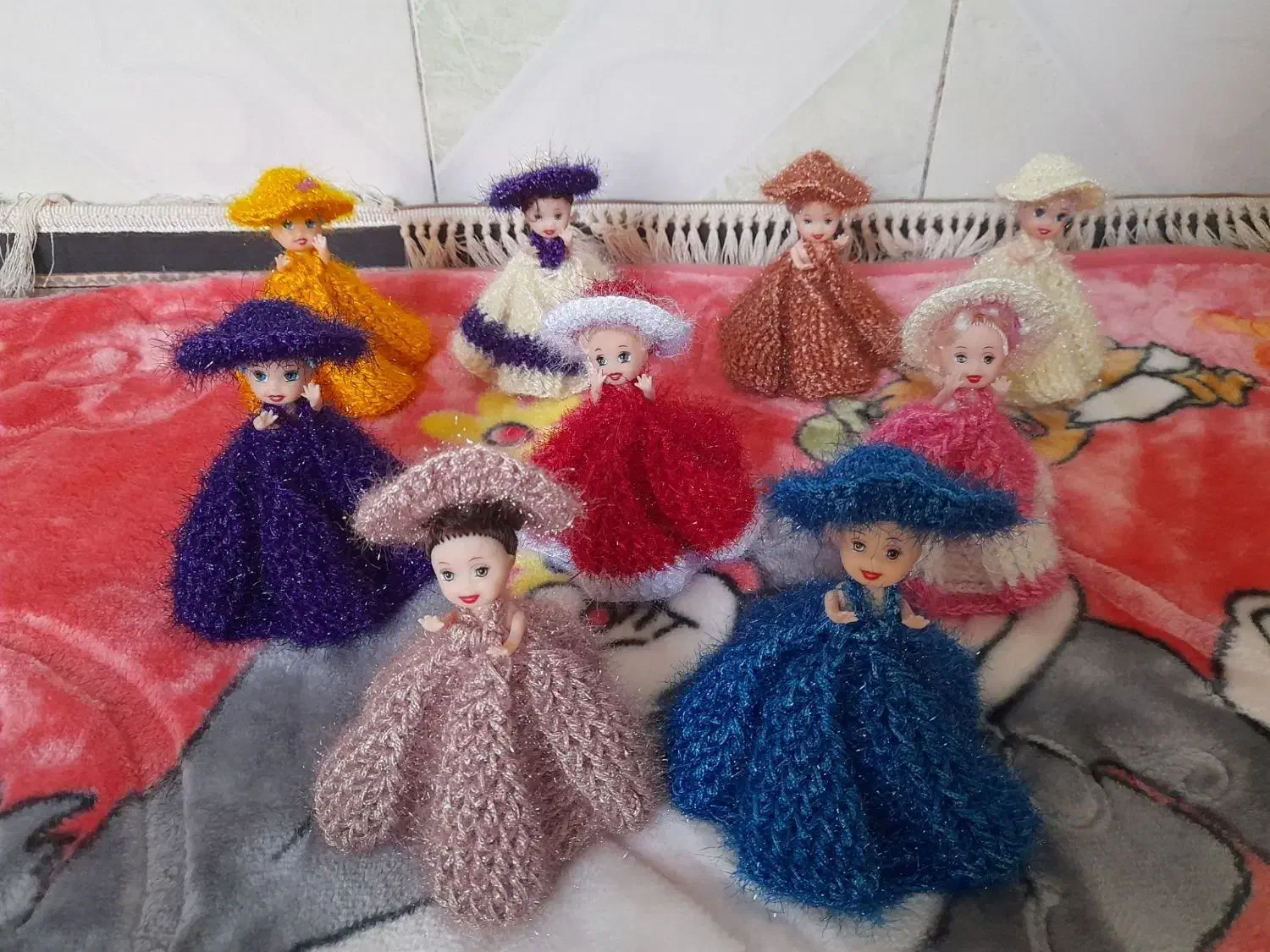 عروسک بافتنی|اسباب‌بازی بچه|زرند, |دیوار