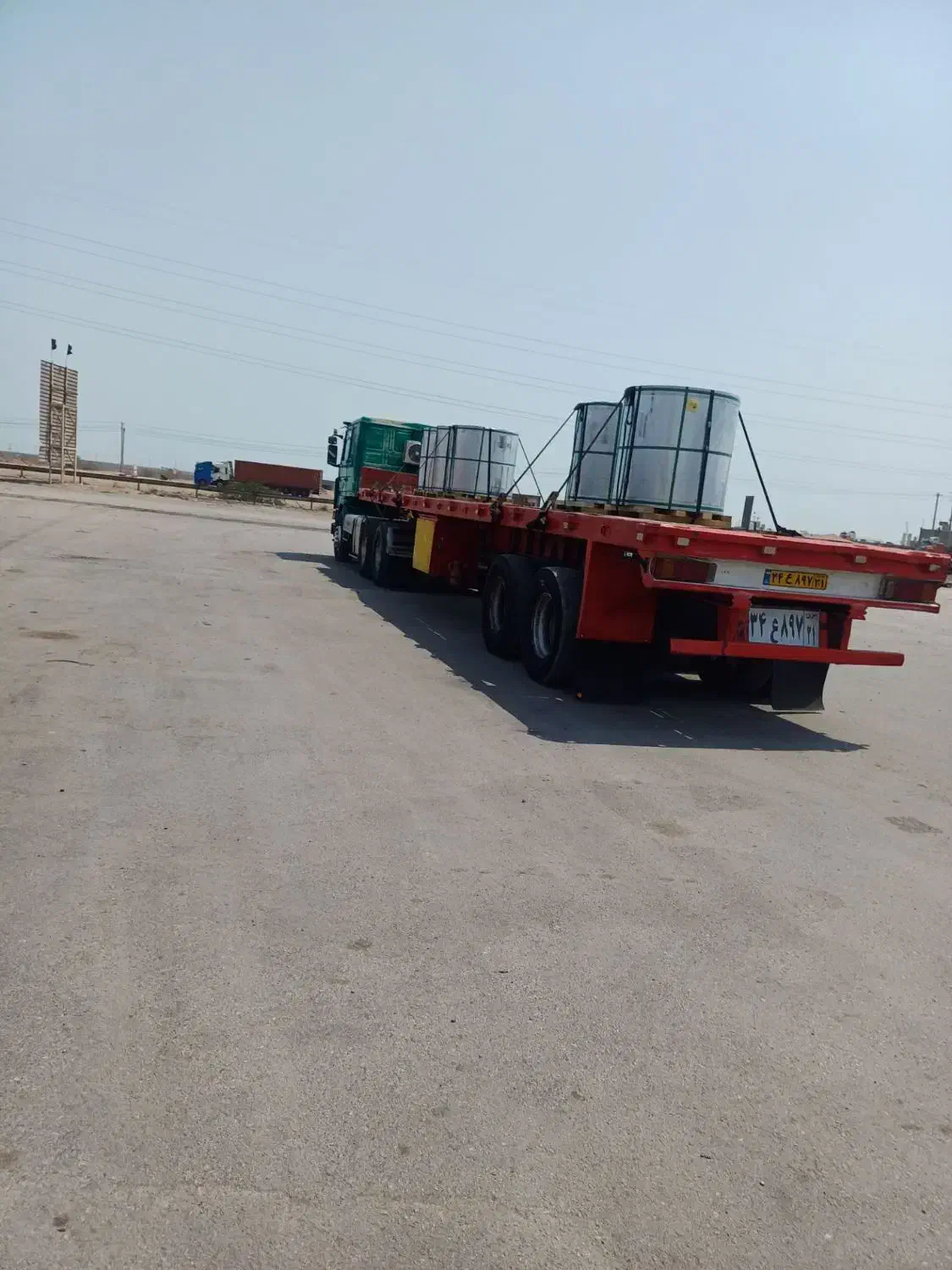 کفی تریلی|خودرو سنگین|رباط‌کریم, رباط‌کریم|دیوار