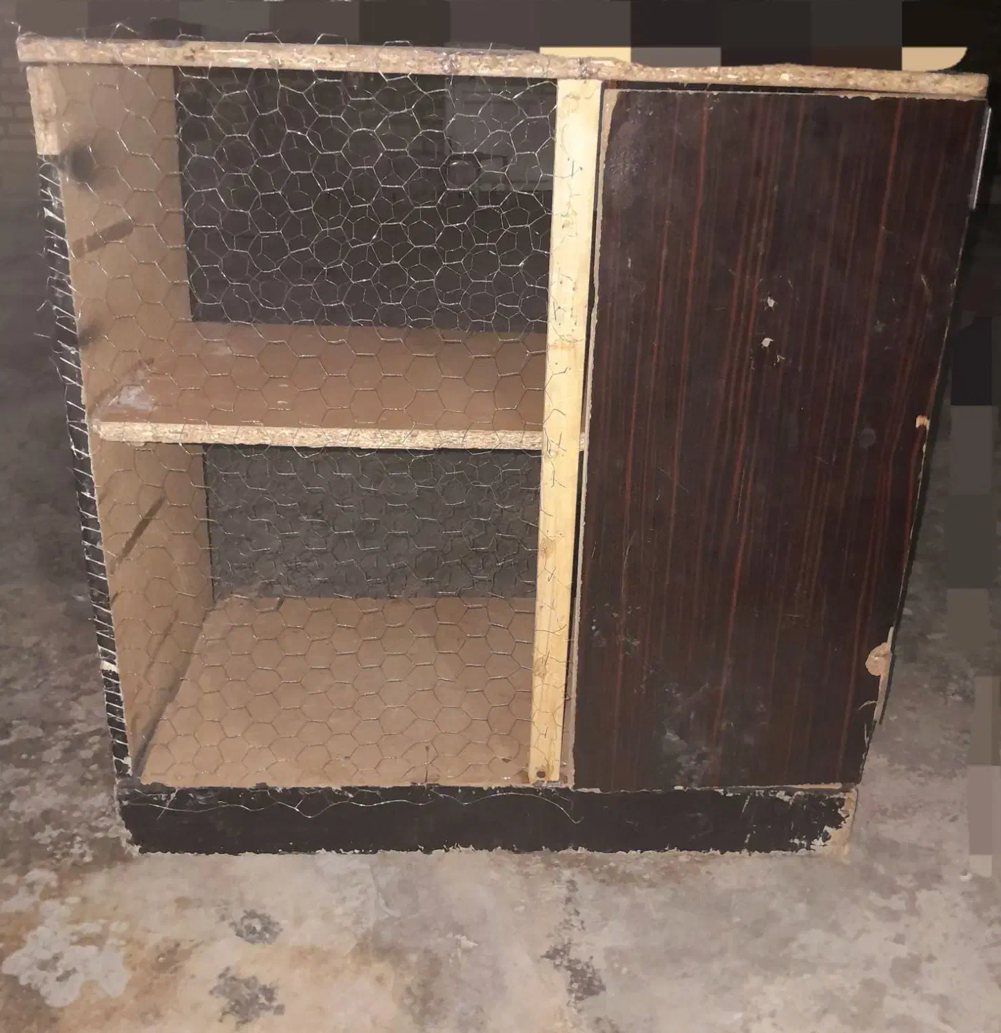 قفس دوطبقه چوبی|لوازم جانبی حیوانات|ایذه, |دیوار