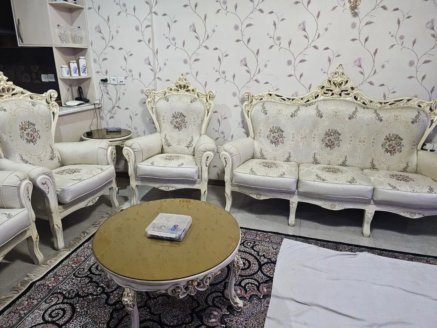 مبل ۹ نفره  استیل با قیمت استثنایی|مبلمان خانگی و میز عسلی|تهران, ستارخان|دیوار