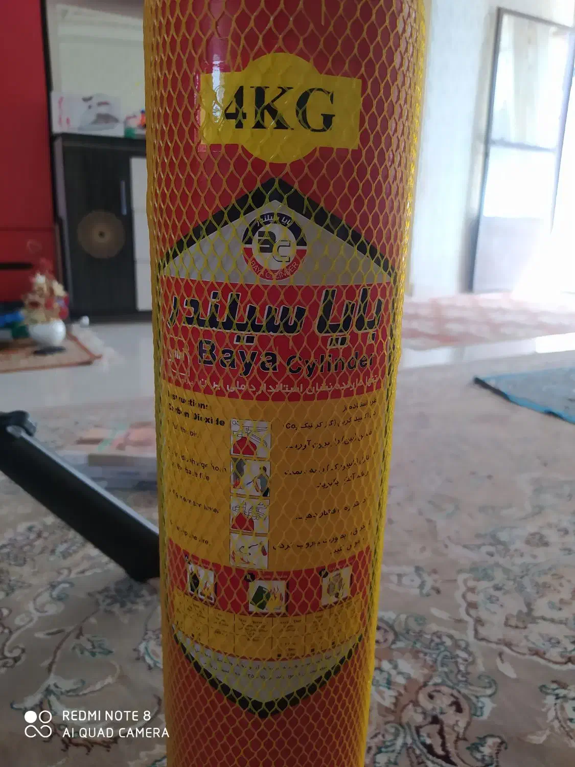 کپسول آتشنشانی Co2|مصالح و تجهیزات ساختمان|هشتگرد, فاز ۲ مهستان|دیوار