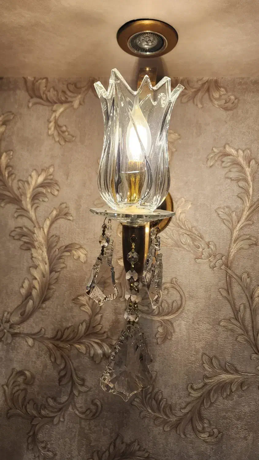 لوستر دیوار کوب|لوستر و چراغ آویز|تهران, علم و صنعت|دیوار