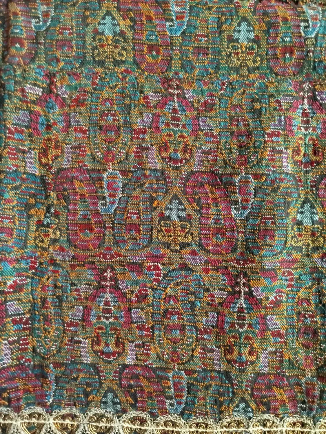 فروش دوتخته ترمه قدیمی|کلکسیون اشیاء عتیقه|تهران, بهاران|دیوار