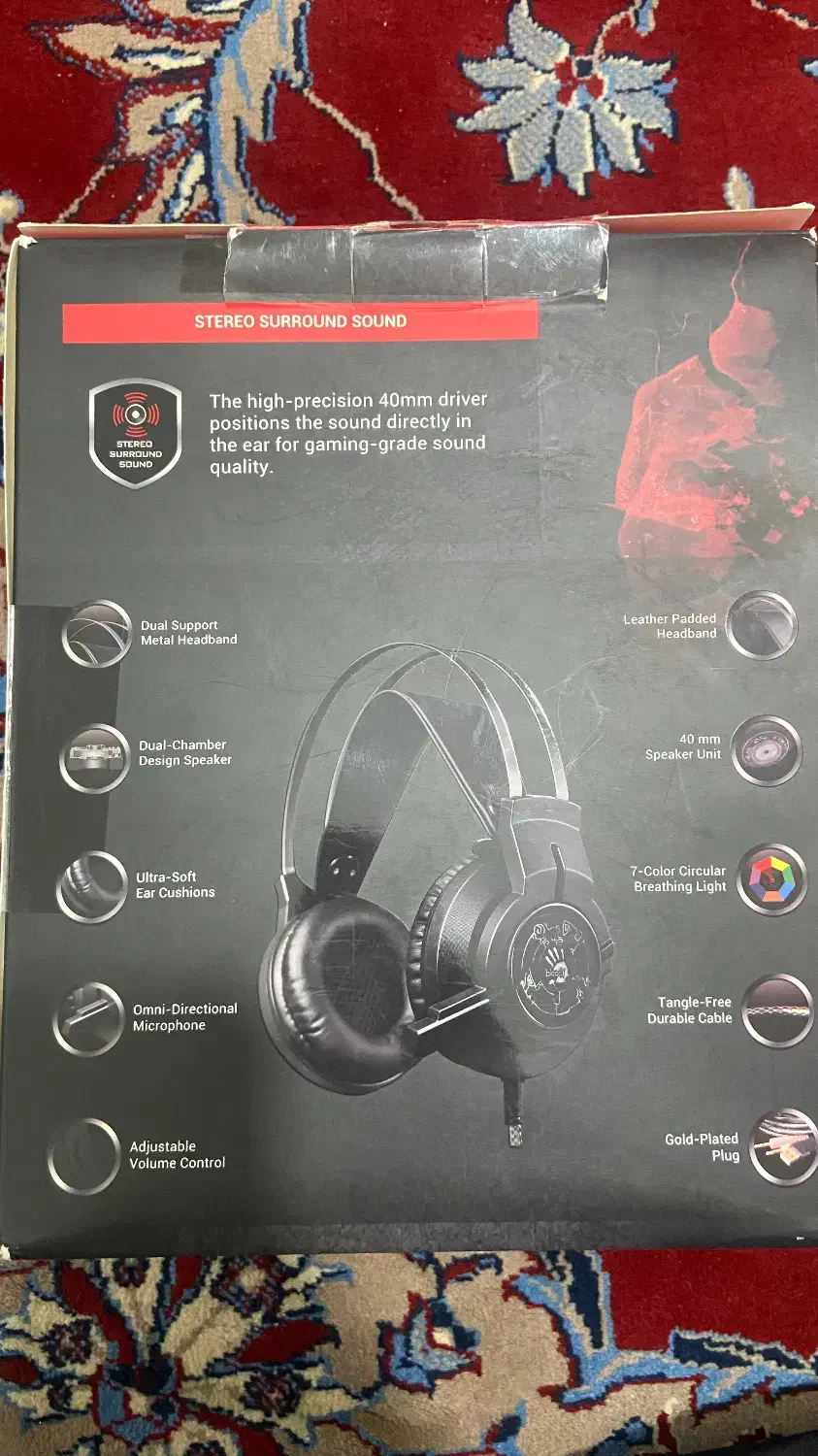 هدست گیمینگ بلادی G340|قطعات و لوازم جانبی رایانه|نورآباد ممسنی, |دیوار