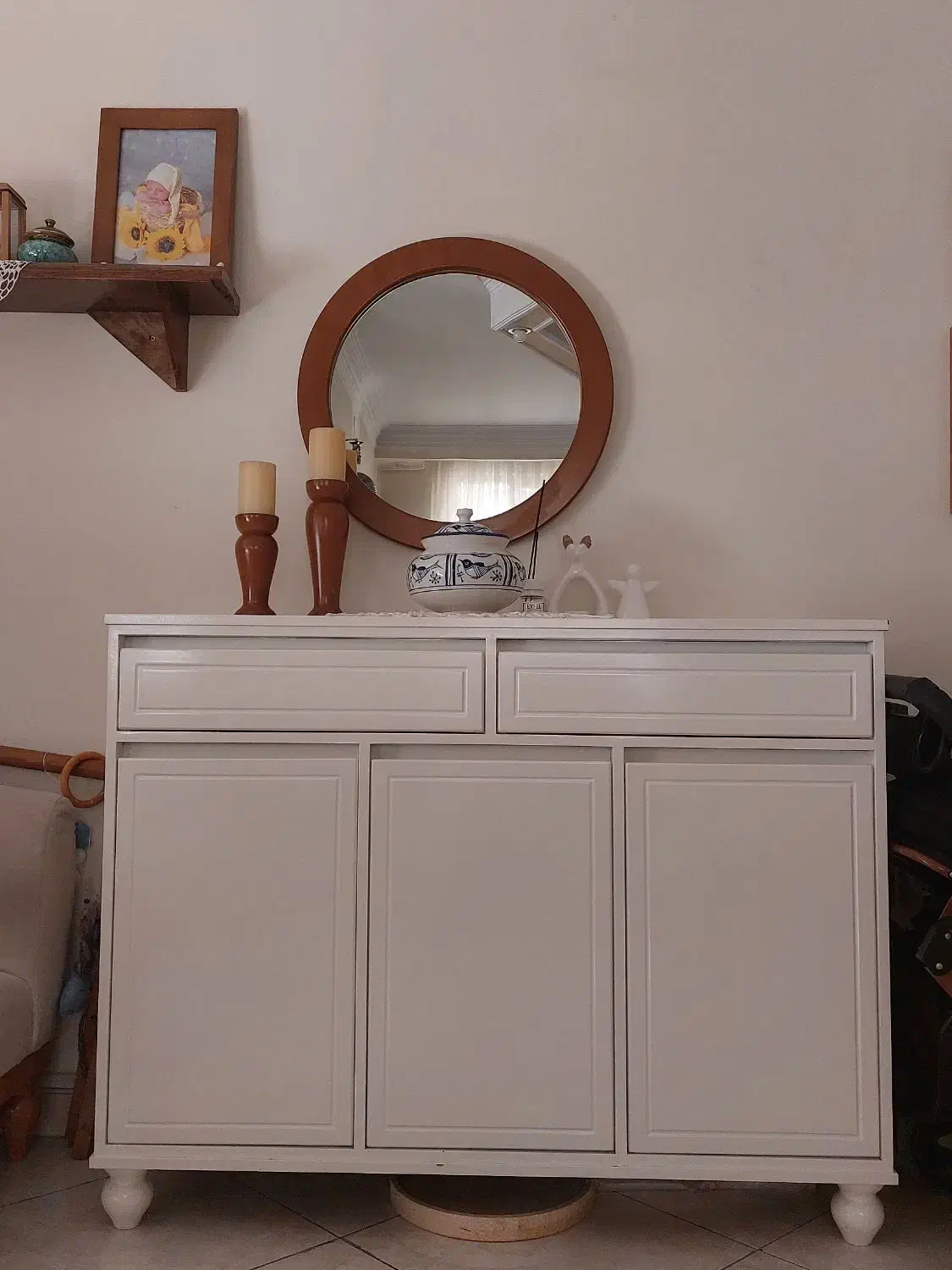 ست رنگ شده کنسول وزیرتلوزیون نو|بوفه، ویترین، کنسول|شهریار, شهرک وائین|دیوار