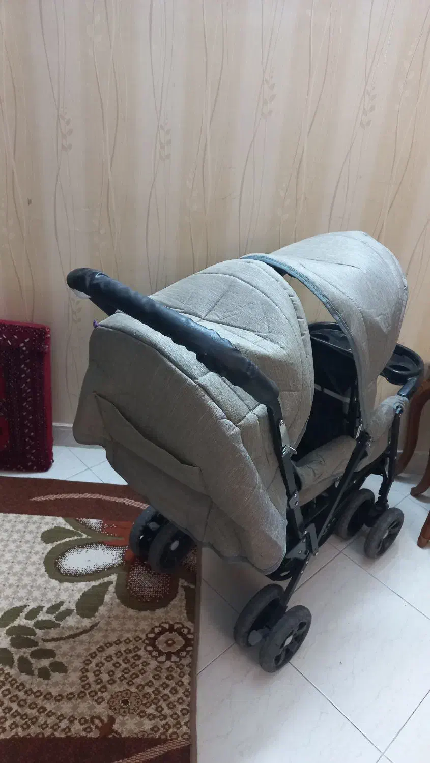 کالسکه دوقلو دلیجان،کریر،قنداق فرنگی‌|کالسکه و لوازم جانبی|بیرجند, |دیوار