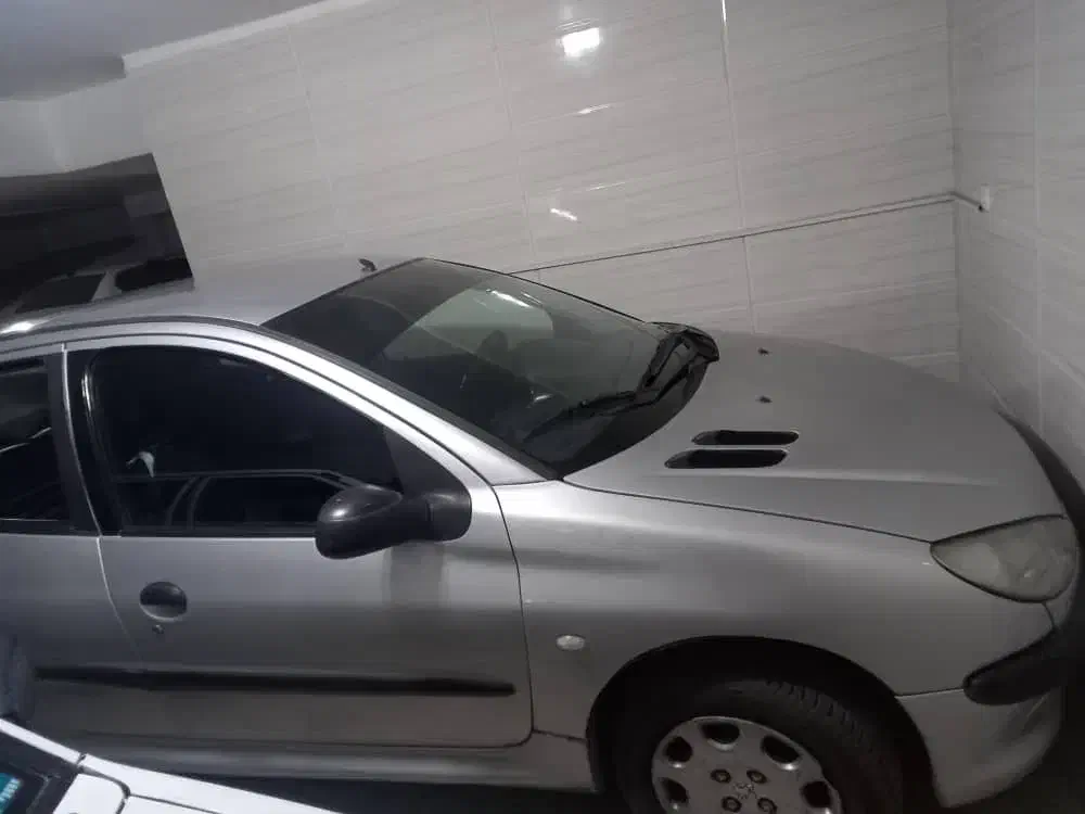 پژو ۲۰۶ مدل ۸۴ رنگ نقره ای|خودرو سواری و وانت|شهرکرد, |دیوار