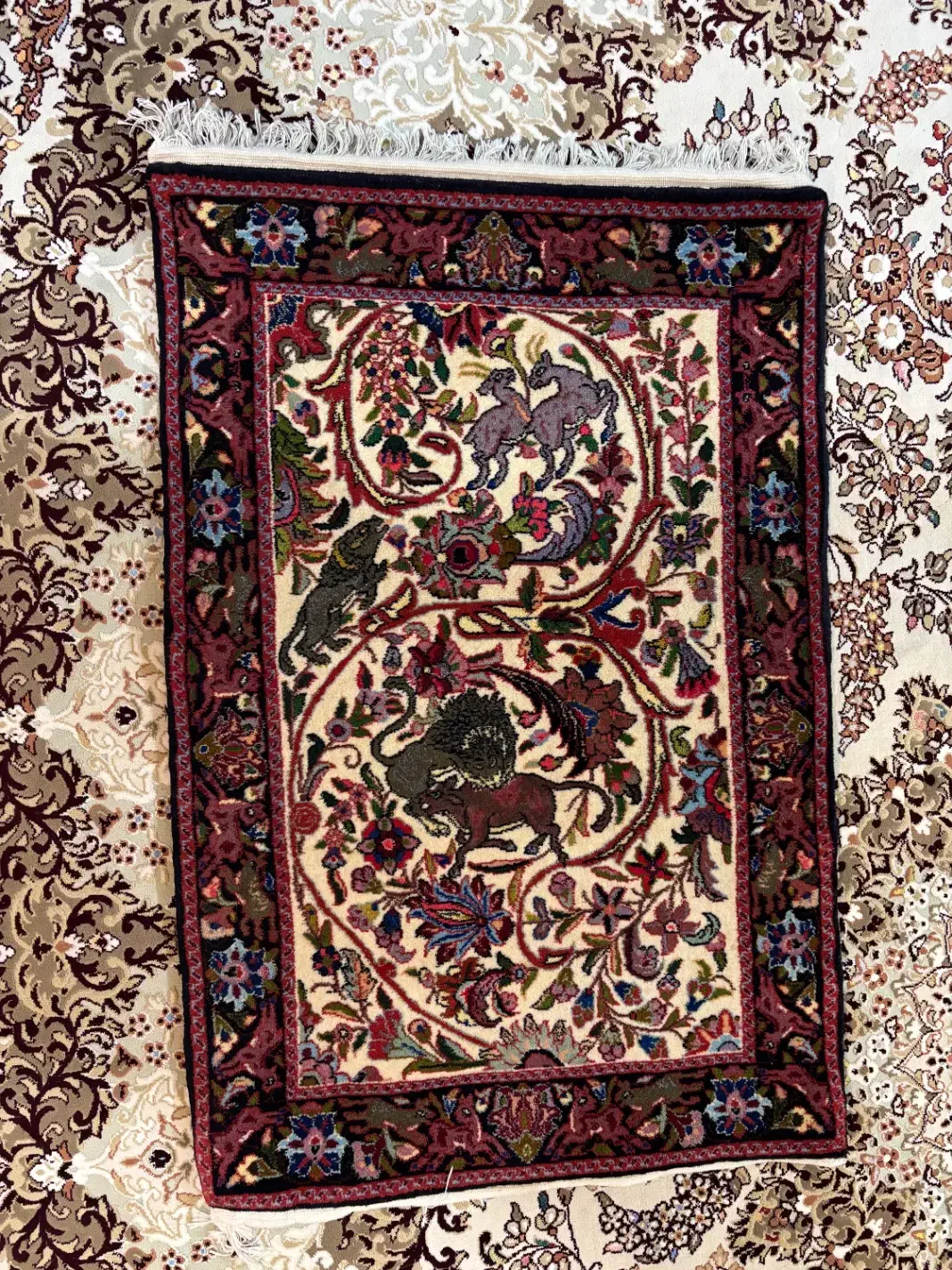 تابلو فرش دستبافت|تابلو فرش|بیجار, |دیوار