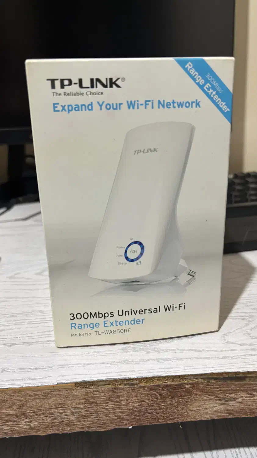 افزایش‌دهنده برد وای‌فای TP-Link TL-WA850RE|مودم و تجهیزات شبکه|تهران, دکتر هوشیار|دیوار