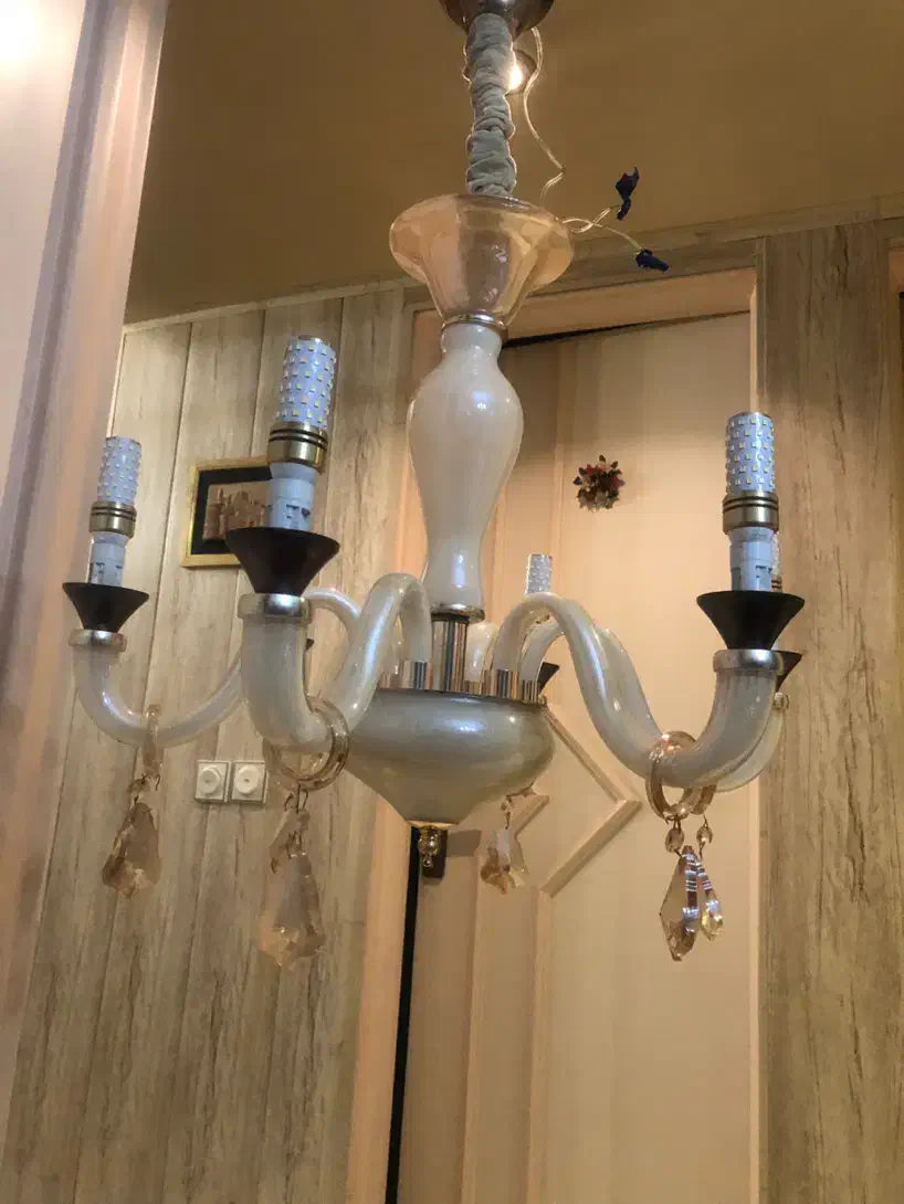 لوستر پنج شاخه خارجی|لوستر و چراغ آویز|تهران, تهرانپارس غربی|دیوار