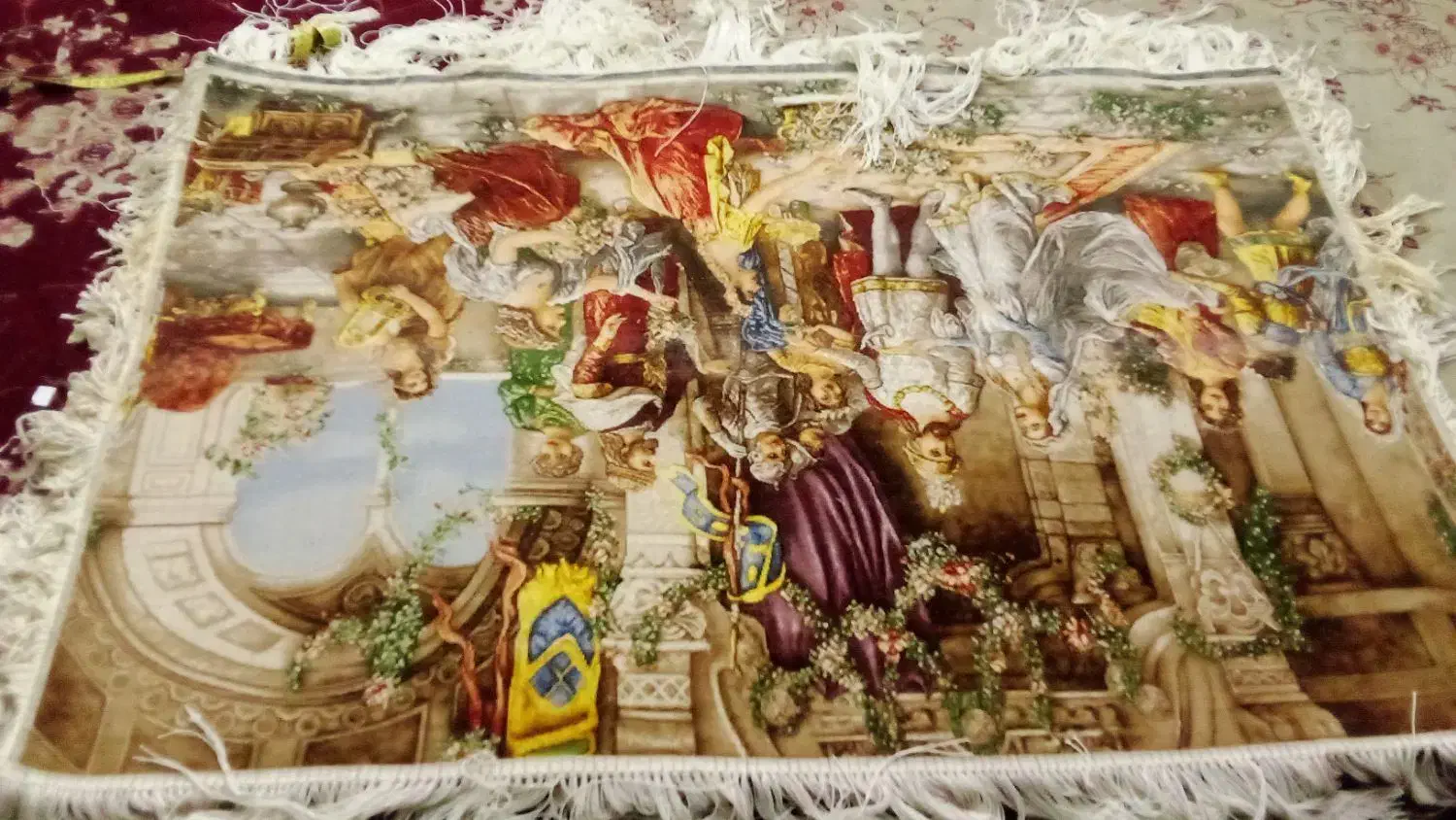 تابلو فرش|تابلو فرش|سرخه, |دیوار