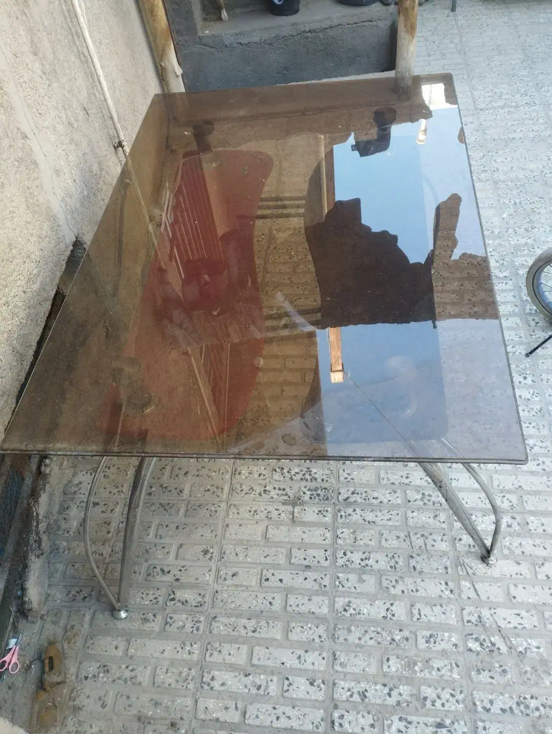 میز شیشهای|میز و صندلی غذاخوری|نورآباد, |دیوار