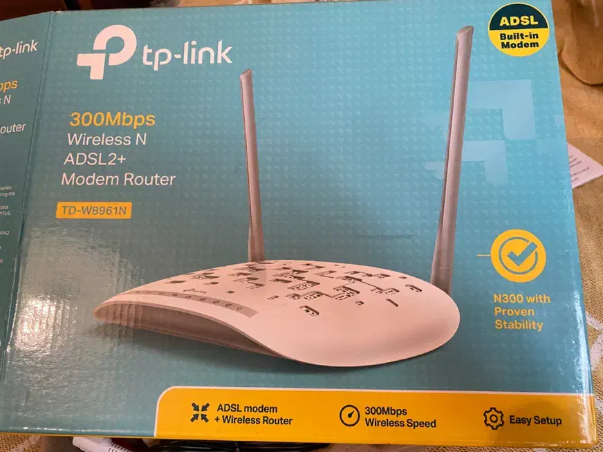 مودم روتر و Adsl2 تی پی لینک مدل TD W8961N|مودم و تجهیزات شبکه|کیش, |دیوار