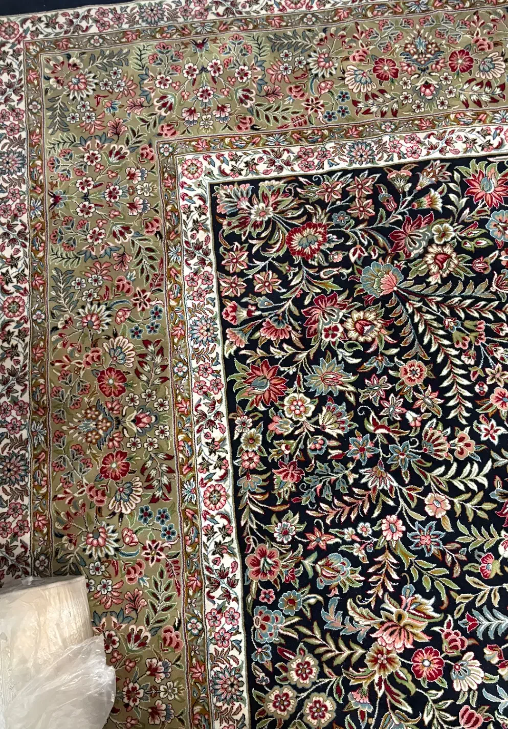 فرش ست ۱۲ و ۹ متری ۷۰۰ شانه دستباف گونه|فرش|تهران, هفت حوض|دیوار