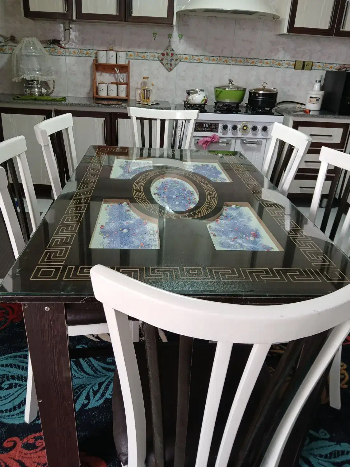 میز غذا خوری|میز و صندلی غذاخوری|خرم‌آباد, |دیوار