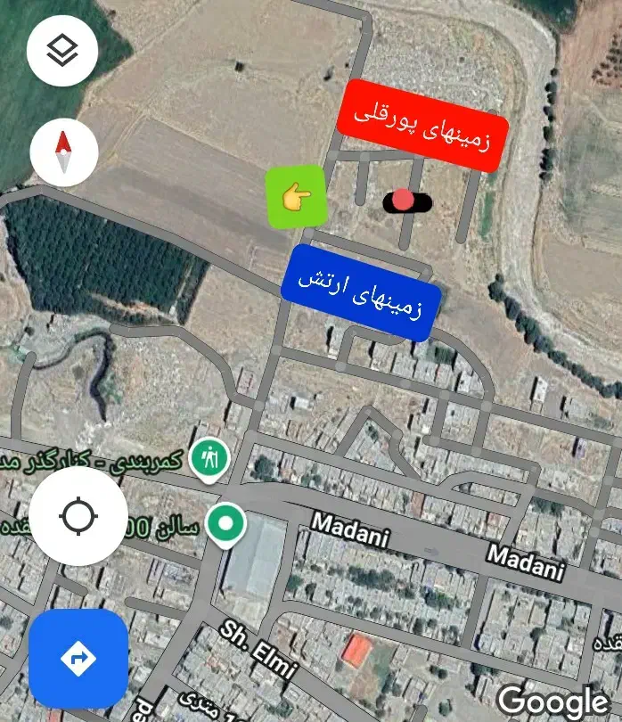 معاوضه زمین مسکونی|فروش زمین و ملک کلنگی|نقده, |دیوار