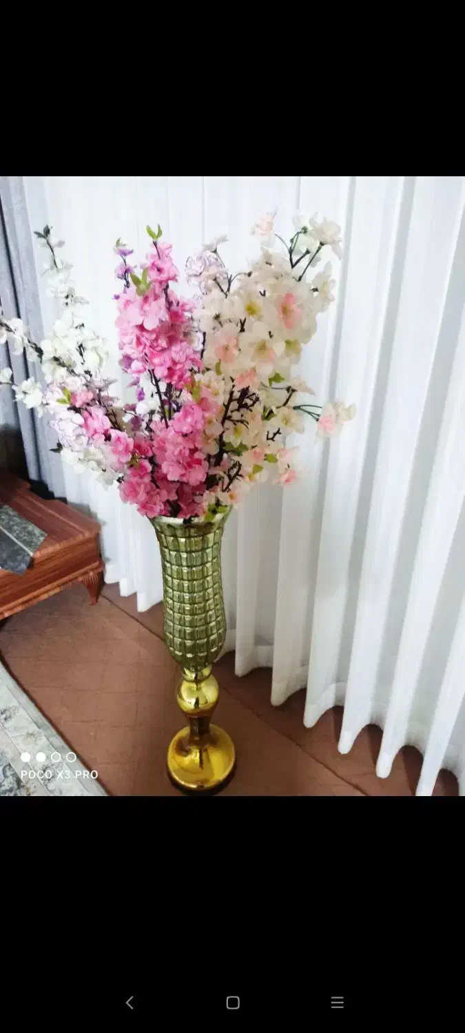 شاخه گل|گل مصنوعی|کاشان, کارگر|دیوار