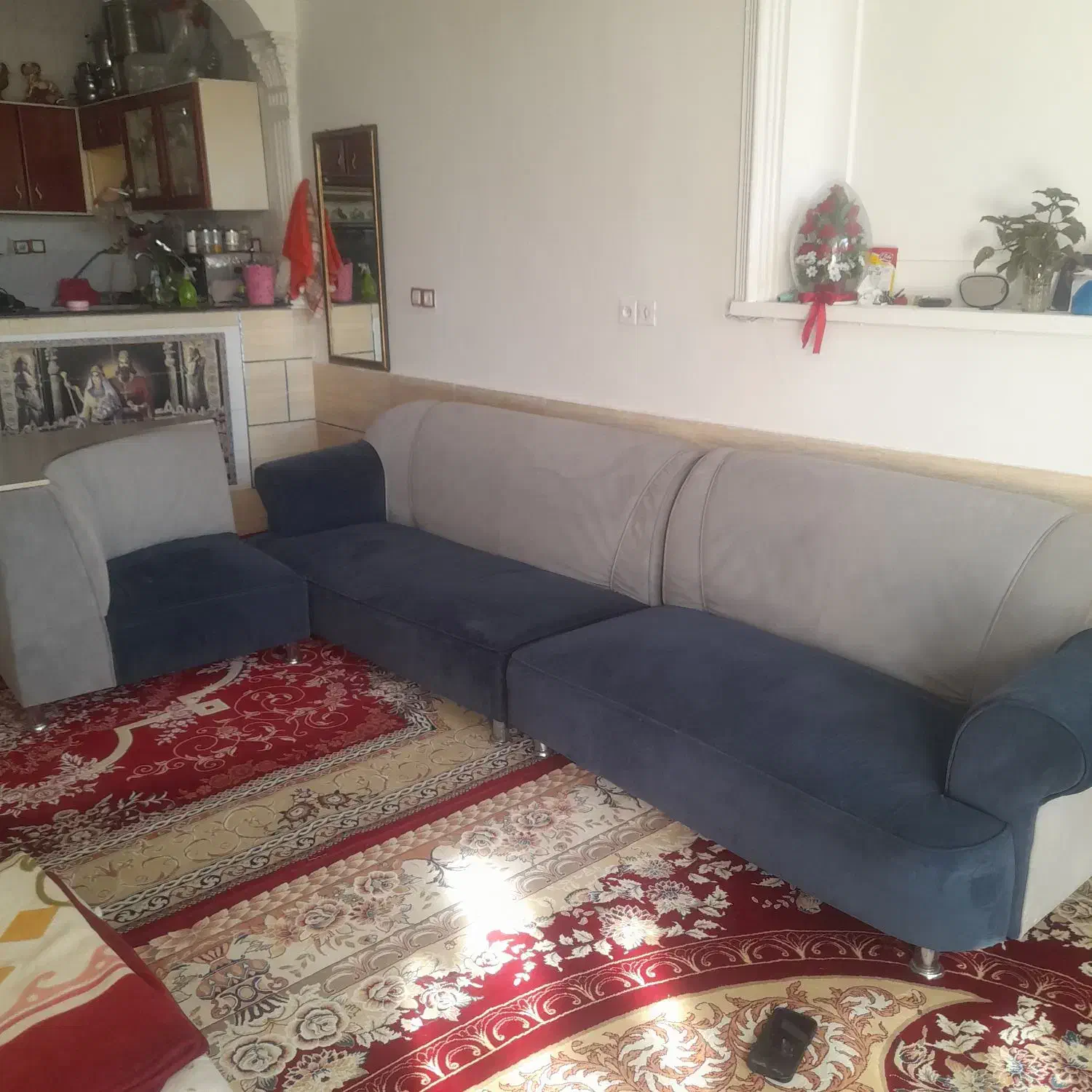 مبل راحتی ۷نفره|مبلمان خانگی و میز عسلی|شیراز, سعدیه جنوبی|دیوار