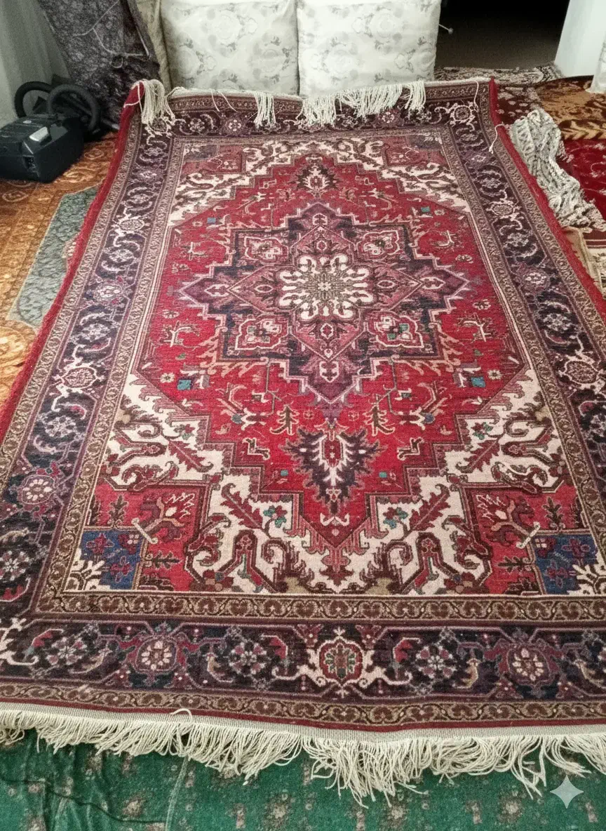 فرش دستباف|فرش|ورزقان, |دیوار