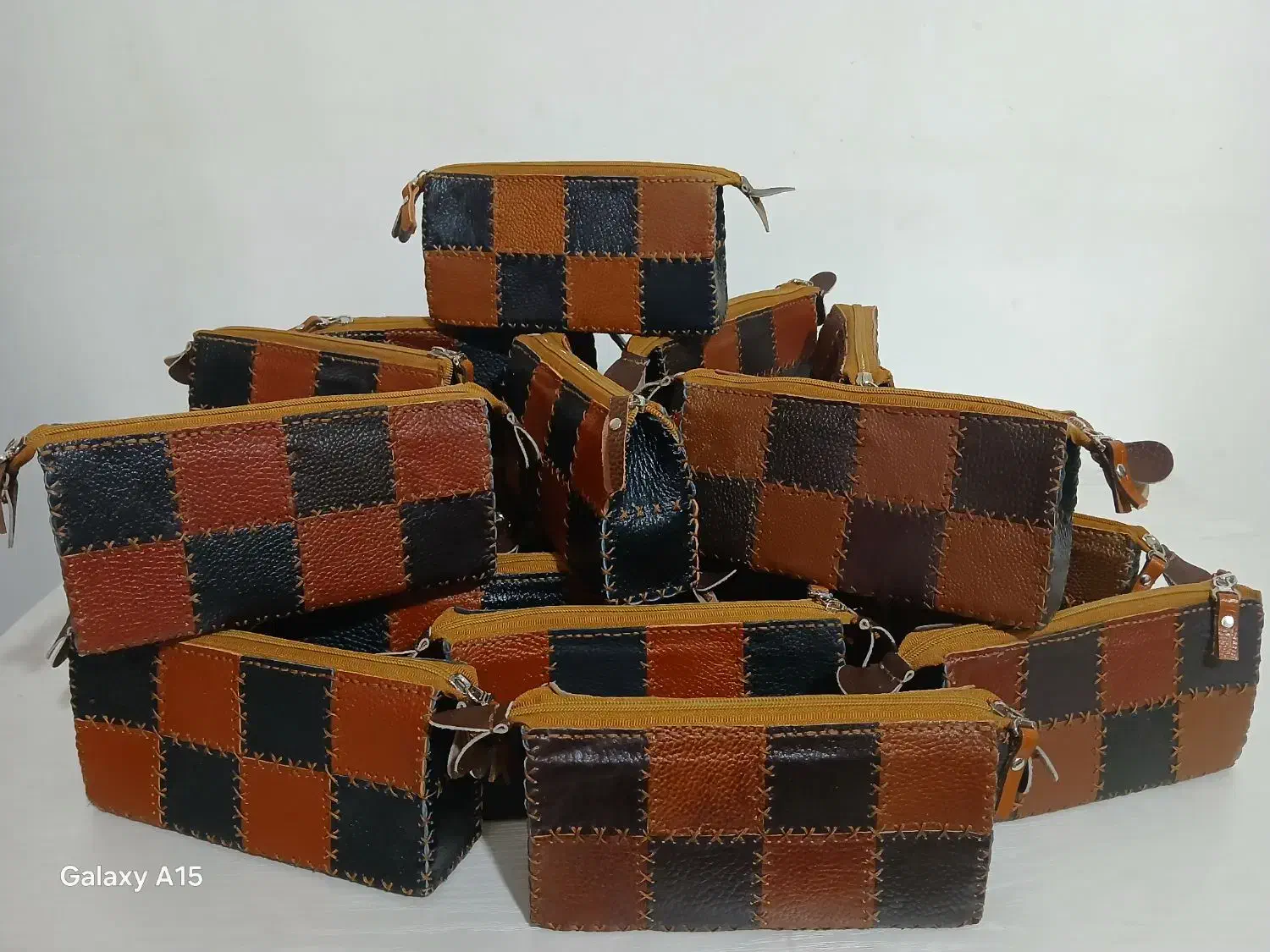 کیف چرم دست دوز برای لوازم آرایشی|کیف، کفش، کمربند|نورآباد, |دیوار