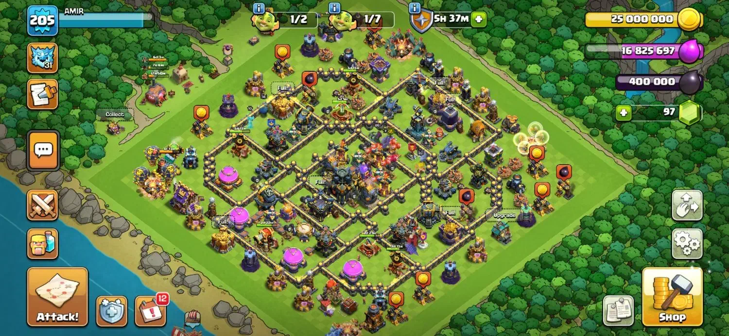 اکانت کلش آف کلنز|کنسول، بازی ویدئویی و آنلاین|بندرعباس, |دیوار