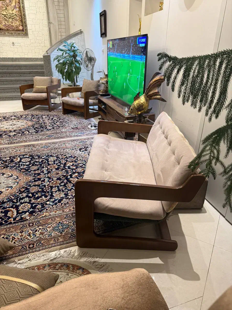 مبل راحتی ۶ نفره|مبلمان خانگی و میز عسلی|مشهد, فلسطین|دیوار