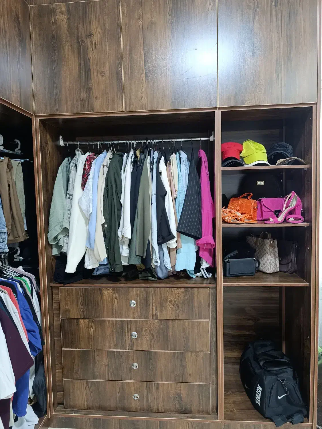 کلوزت/کمد لباس|جاکفشی، کمد، دراور|اهواز, کمپلو شمالی|دیوار