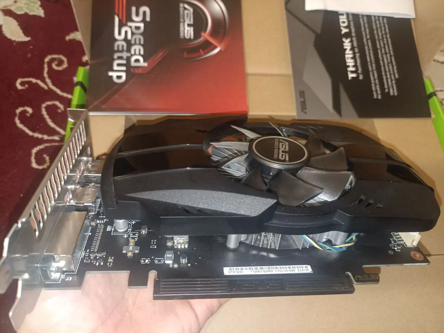 کارت گرافیک  gtx geforce 1650 4g OC|قطعات و لوازم جانبی رایانه|مشهد, طلاب|دیوار