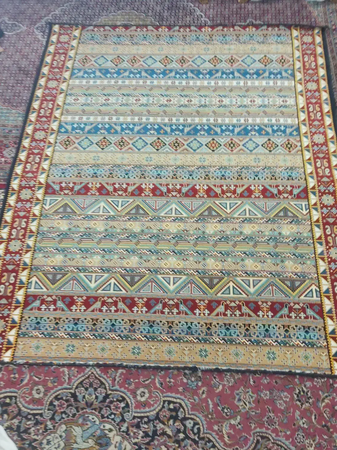 فرش نو ۲ عدد|فرش|سنندج, |دیوار