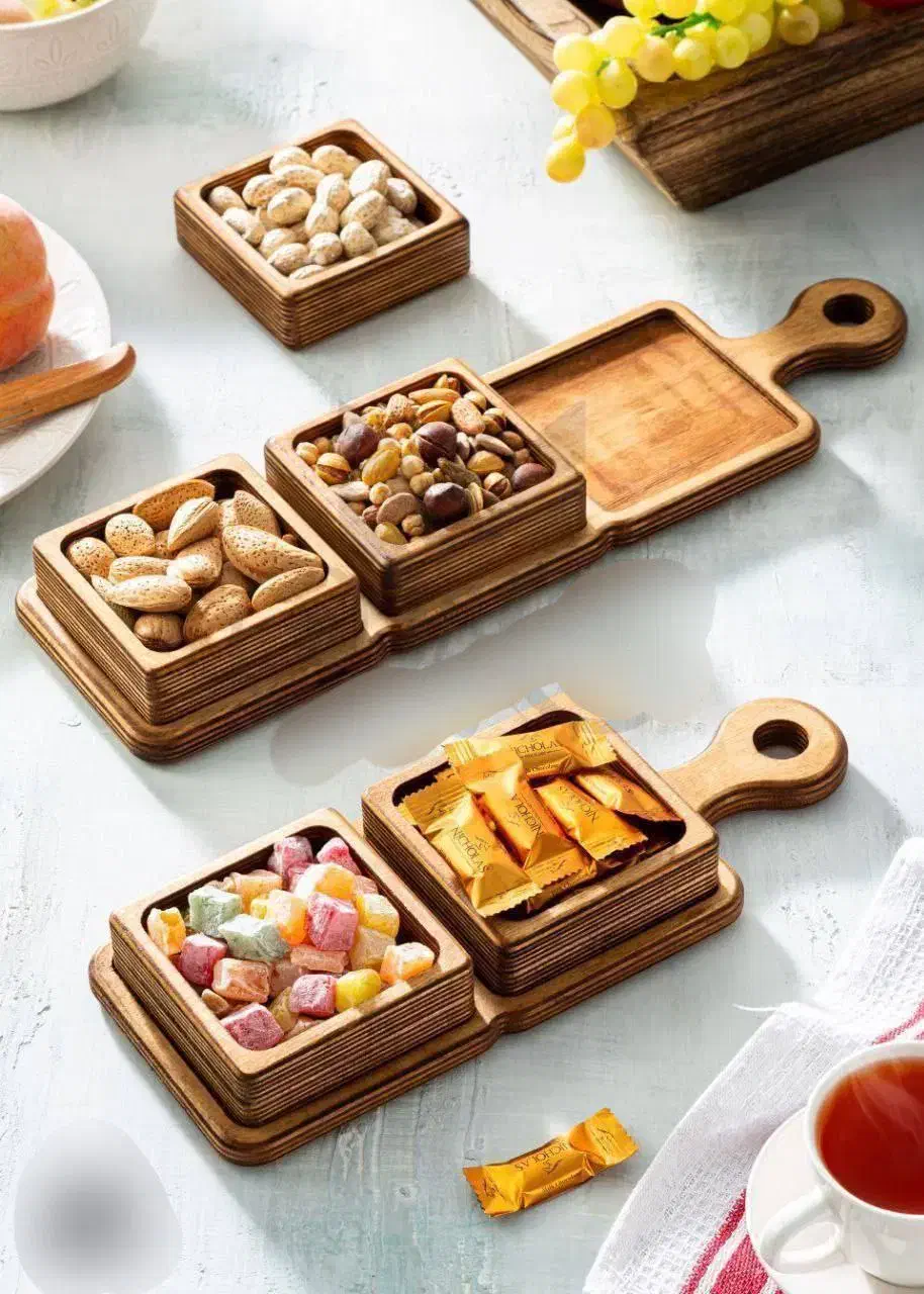 راکتی 3خانه مربع|ظروف سرو و پذیرایی|قم, باسکول|دیوار