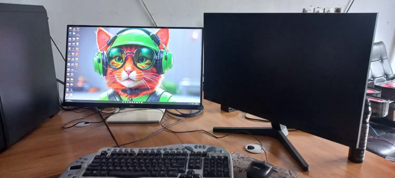 کامپیوتر قدرتمند رندر گیمینگ دومانیتور 27|رایانه رومیزی|تنکابن, |دیوار