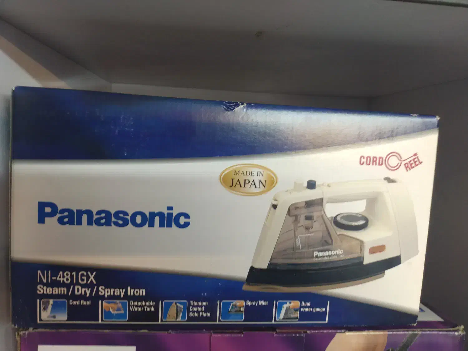 اتو پاناسونیک ژاپن سیم جمع کن|اتو و لوازم اتو|شیراز, لاله|دیوار