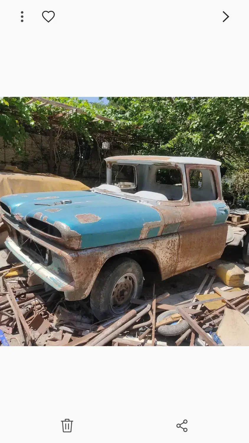 شورلت کاستوم وانت۱۹۶۰ اپاچی|خودرو کلاسیک|تهران, سعادت‌آباد|دیوار