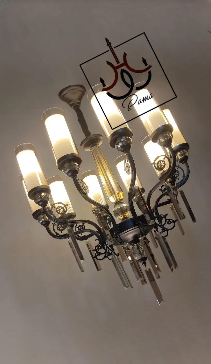 لوستر (طراحی اختصاصی برند رومالوستر ) فردیس سرحدی|لوستر و چراغ آویز|کرج, جهان‌شهر|دیوار