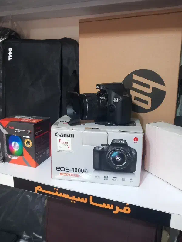 فروش دوربین حرفه ایcanon eos4000Dبافاکتور فروشگاهی|دوربین عکاسی و فیلم‌برداری|رشت, بازار|دیوار