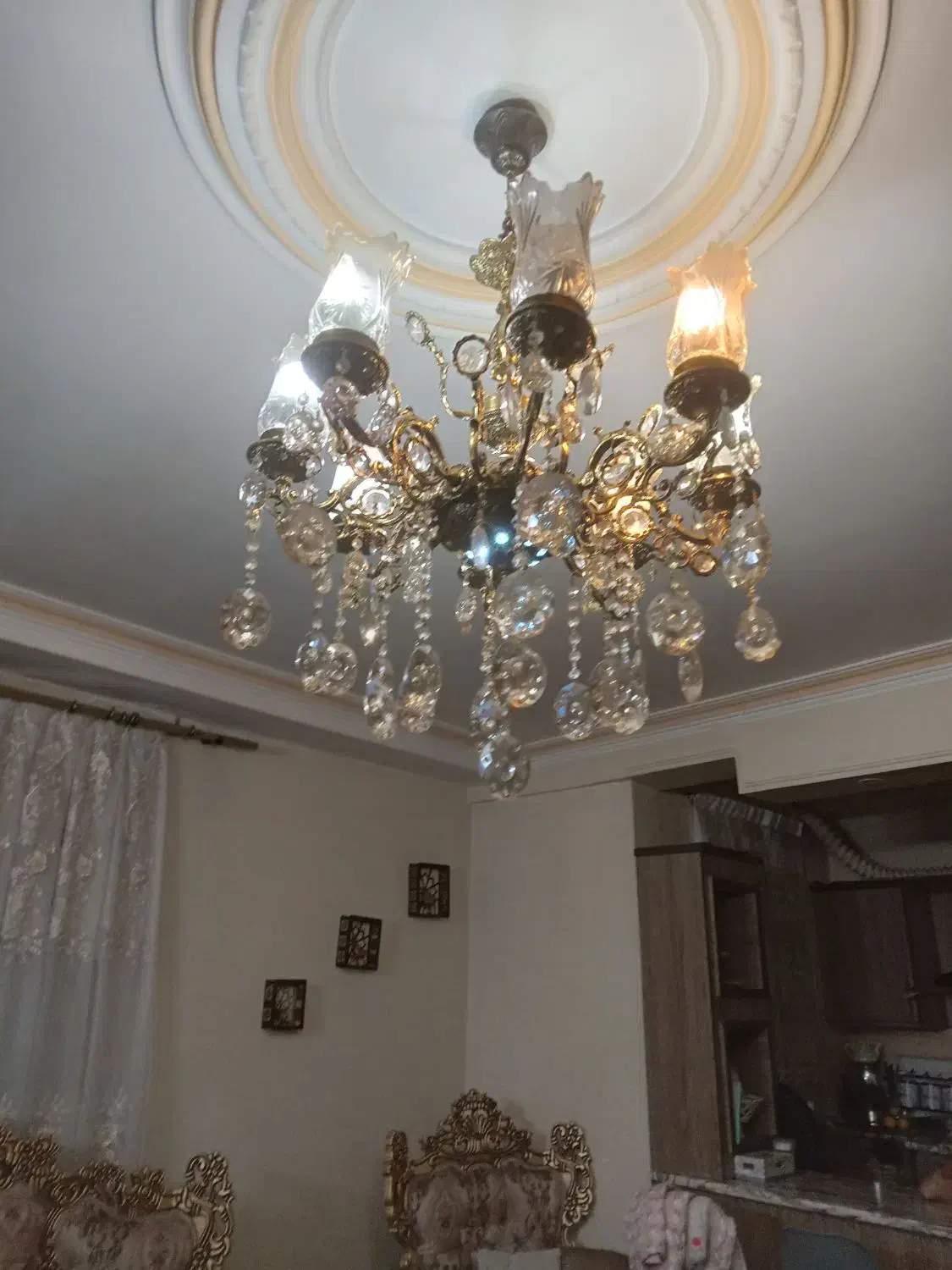 لوستر|لوستر و چراغ آویز|تهران, انبار نفت|دیوار