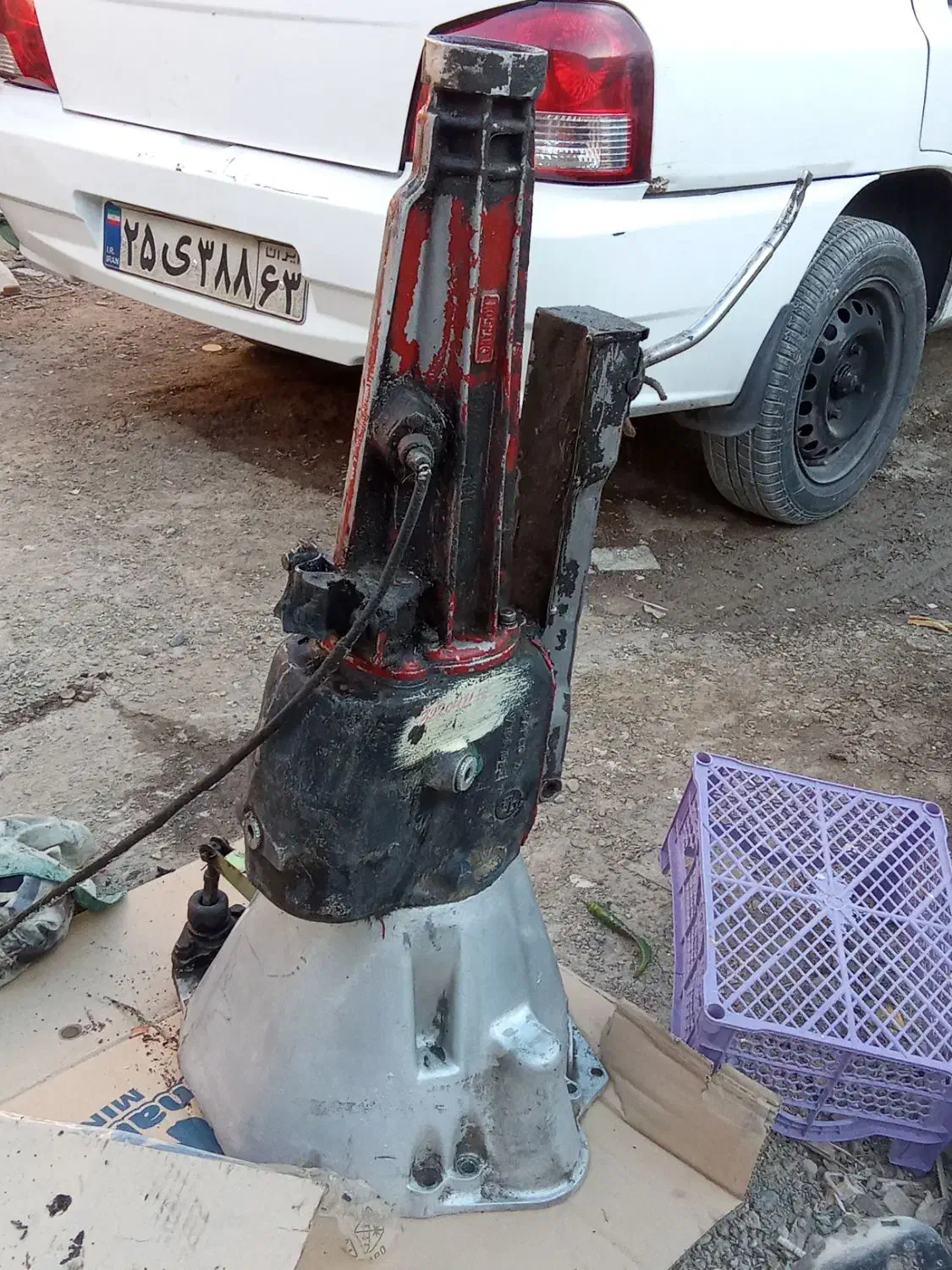 گیربکس پیکان کمک جلوپرایدکامل با جعبه فرمان پراید|قطعات یدکی و لوازم جانبی|زابل, |دیوار